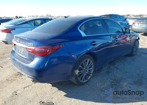 2018 Infiniti Q50 3.0T Red Sport 400 из США, поврежденный, VIN JN1FV7AR8JM481257